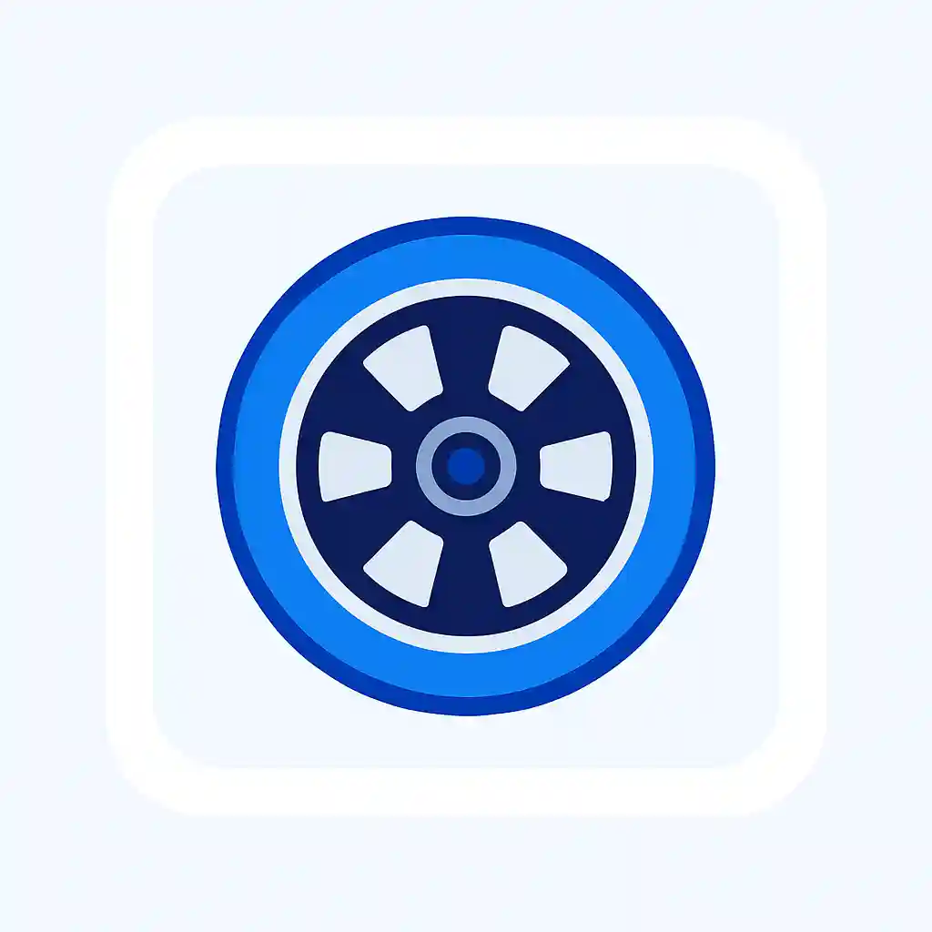 Hub caps upgrade icon